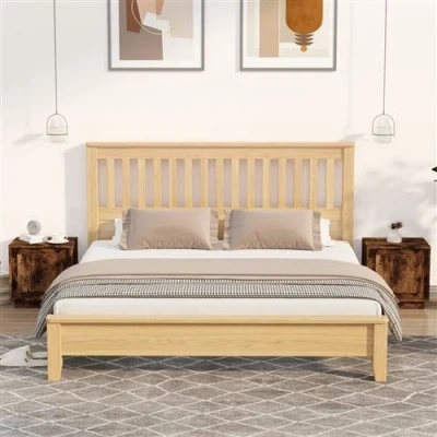 Afbeelding van Nachtkastjes 2 st 44x35x45 cm bewerkt hout gerookt eikenkleurig