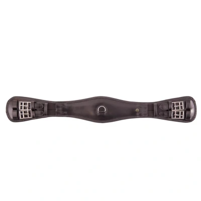 Image de BR Sangle de Dressage Durham 2 Côtés Élastique Noir/Argent 50cm