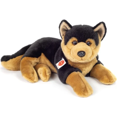 Afbeelding van Hermann Teddy Knuffeldier Herdershond zachte pluche premium knuffels bruin/zwart 45 cm