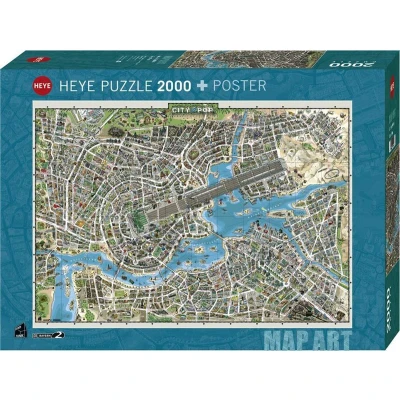 Afbeelding van Heye Puzzel City of Pop, 2000