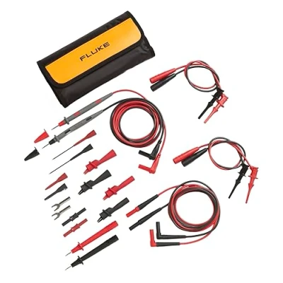 Afbeelding van Fluke TL81A Veiligheidsmeetsnoerenset [Banaanstekker 4 mm Banaanstekker mm] 1.00 m Zwart, Rood 1 set(s)