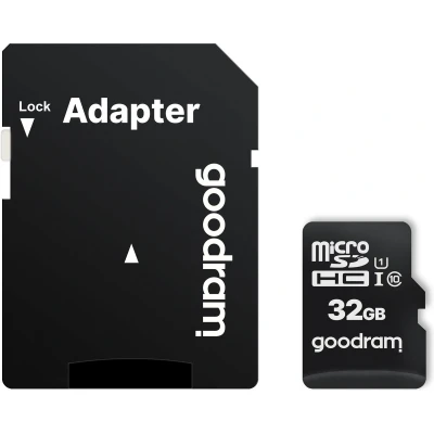 Afbeelding van Goodram Micro SD + Adapter 32GB Class10 UHS I