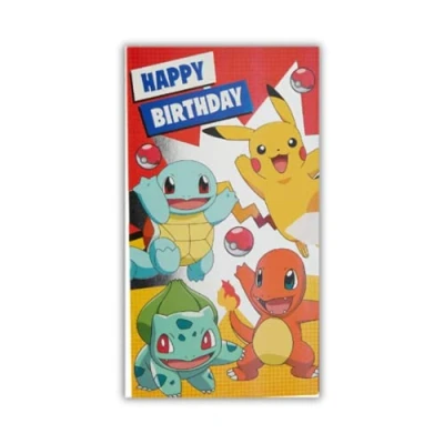 Afbeelding van Danilo Promotions Limited PK019 Officiële Pokémon verjaardagskaart, 210 x 290 mm