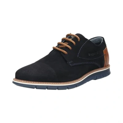 Afbeelding van bugatti Simone Comfort Sportieve veterschoenen, Heren, Maat: 40, Dark blue Leer