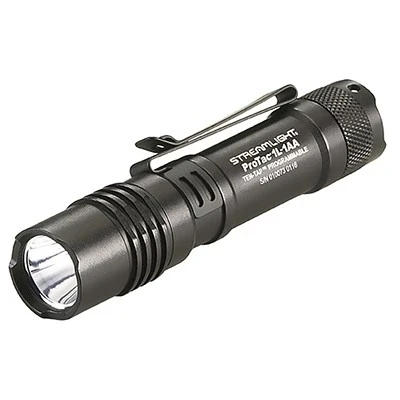 Afbeelding van streamlight ProTac 1L 1AA Inclusief 1 x CR123A Lithium en AA alkaline batterij etui Clam Zwart