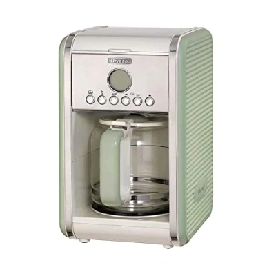 Afbeelding van Ariete 1342/04 Vintage koffiezetter tot 12 kops 24 uurs timer warmhoudplaat Groen