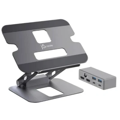 Afbeelding van j5create JTS427 N Multi Angle Dual 4K Docking Stand