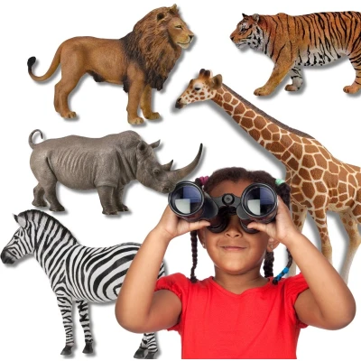 Afbeelding van Collecta Set beeldjes voor kinderen, wilde dieren, safari 3+