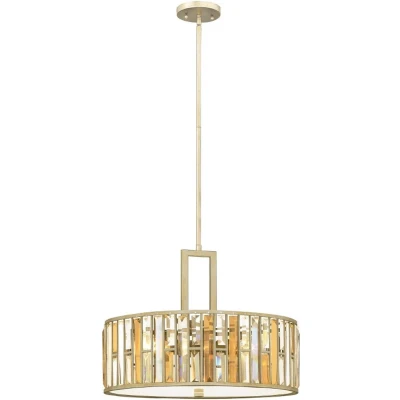 Afbeelding van Hinkley LED Pendelarmatuur Gemma 3X E27 Max 60W Dimbaar Silver Leaf