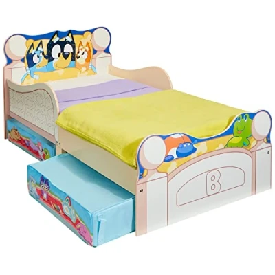 Afbeelding van Bluey Kinderbed met opberglade (ca. ) 143 cm (L) x 77 (B) 63 (H), 14363.AA0.0000