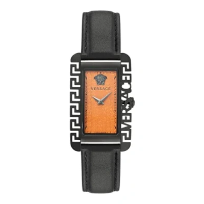 Afbeelding van Versace Flair Gent VE7D00123 Horloge Leer Zwart Ø 36 mm