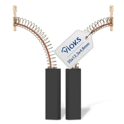 Afbeelding van VIOKS Set van 2 Bosch motorkoolborstels voor wasmachine 00154740 4,8 mm AMP Siemens droger