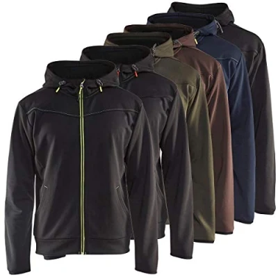 Afbeelding van Blaklader Hoodie met rits 3363 2526 Zwart/Rood