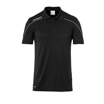 Afbeelding van Uhlsport Stream 22 Polo Kinderen Zwart / Wit Maat: 152