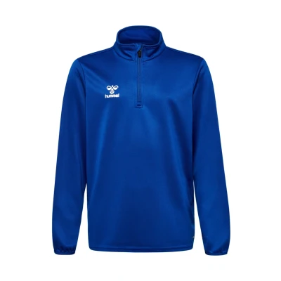 Afbeelding van Hummel Essential Halfzip Longsleeve voor kinderen, Maat: 116, True blue