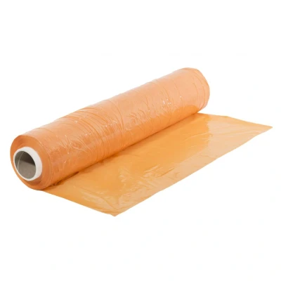 Afbeelding van Kortpack Oranje Handwikkelfolie 50cm X 270mtr, 23my. 1 Rol (1 Rol)