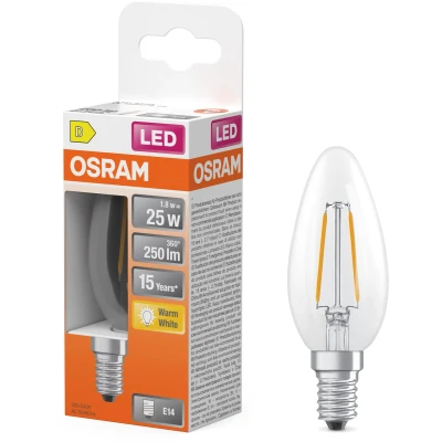Afbeelding van OSRAM 4099854466779 LED lamp Energielabel D (A G) E14 1.8 W Warmwit (Ø x h) 35.00 mm 1 stuk(s)