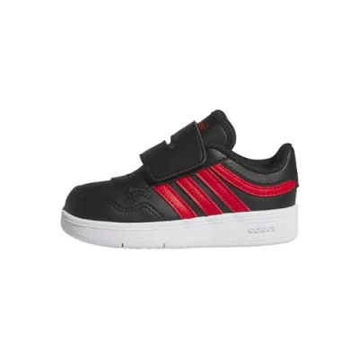 Afbeelding van adidas HOOPS 4.0 SHOES schoenen, uniseks, baby, Core Zwart/Ftwr Wit/Better Scarlet, 20 EU