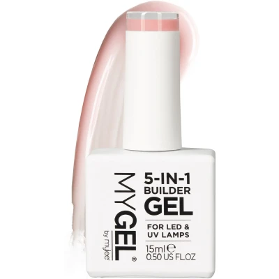 Afbeelding van Mylee 5 in 1 Builder Versterkende Gel 15ml [Peach] UV/LED Nagellak Voor Harde Sterke Nageltips &amp; Verlengingen, Nail Art Decoraties, Stickers Juwelen, Professionele Manicure Herstellen