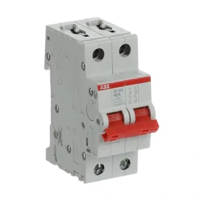 Afbeelding van ABB hoofdschakelaar mistral lijn 2 P 40A SD202/40