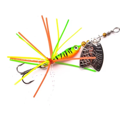 Afbeelding van Larva Mayfly Micro Spinner Brown Trout Single hook