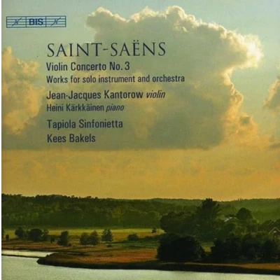 Afbeelding van Jean Jacques Kantorow, Tapiola Sinfonietta, Kees Bakels Saint Saëns: Violin Concerto No. 3 (CD)