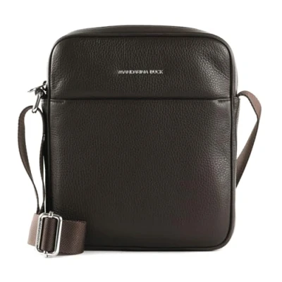 Afbeelding van MANDARINA DUCK Leren Schoudertas Mellow Urban Crossover Bag Mole Bruine