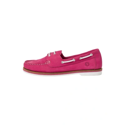 Afbeelding van Tamaris Bootschoenen, Dames, Maat: 36, Fuxia Leer