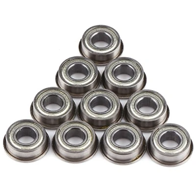 Afbeelding van F686ZZ flens radiale kogellagers 10 stuks mini met dubbel afgeschermd 6 x 13 5 mm