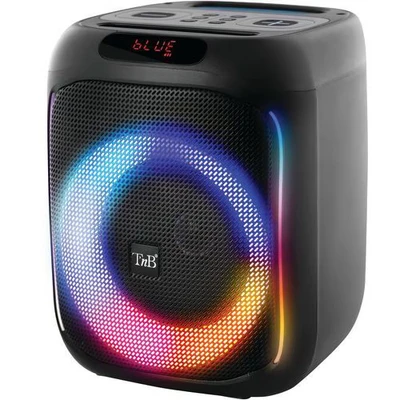 Image de T&#039;nB CUBE BLASTER Haut parleur pour utilisation mobile sans fil Bluetooth 40 Watt noir