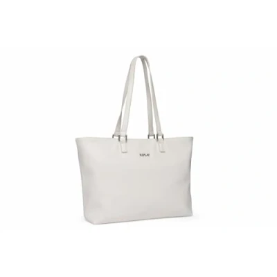 Afbeelding van REPLAY Schoudertas Shopper Shoulder Bag Optical White Wit