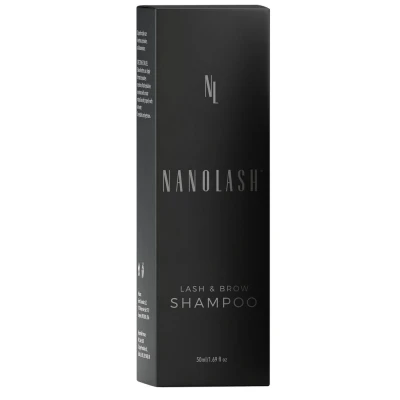 Afbeelding van Nanolash Wimper en wenkbrauwshampoo, 50 ml, reinigingsshampoo voor wimpers wenkbrauwen, reinigingsschuim wimperverlenging shampoo