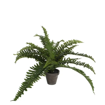 Afbeelding van Boston Varen Kunstplant in Bloempot Stan H35 x Ø45 cm Groen