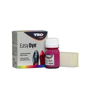 Afbeelding van TRG The One Kleuring voor leren schoenen en accessoires van leer, canvas kunstleer met sponsapplicator Easy Dye, 25 ml, Fuchsia 125