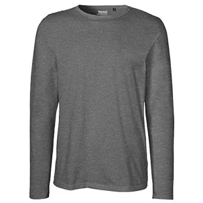 Afbeelding van Men&#039;s Long Sleeve T Shirt met ronde hals Light Blue S