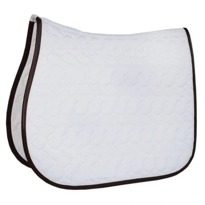 Afbeelding van Kentucky Zadeldekje Absorb White/Bruin Full