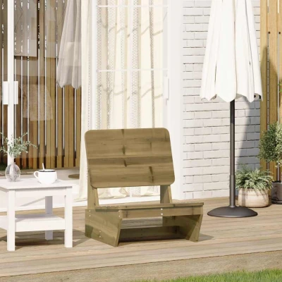 Afbeelding van vidaXL Tuinstoel 60x64x70,5 cm geïmpregneerd grenenhout