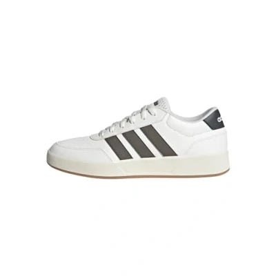Afbeelding van adidas BREAKNET 3.0 SHOES Herenschoenen, Core Wit/Aarde Strata/Grijs Zes, 39 1/3 EU