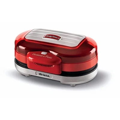 Afbeelding van Ariete 50&#039;s Style Hamburger maker 1200W Party Time Rood