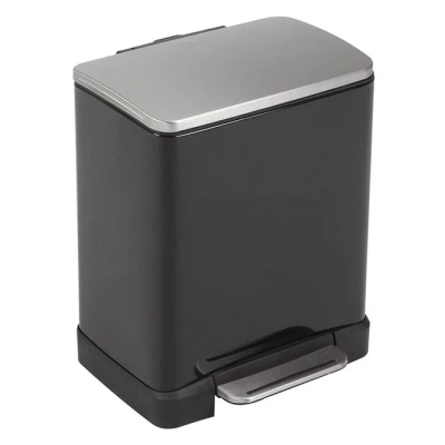 Image de Poubelle pedalbin e cube 20l noir, eko