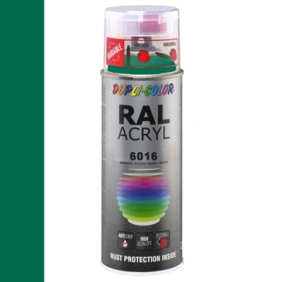 Afbeelding van Dupli Color Ral Acryl 6016 Turquoise groen Hoogglans 400 ml