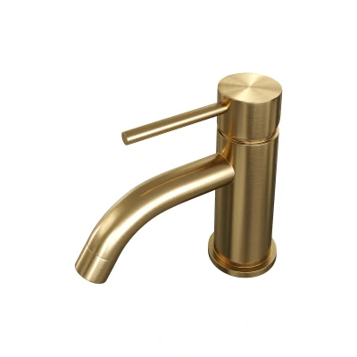 Afbeelding van Brauer Gold Edition Fonteinkraan opbouw uitloop 11. 5cm PVD geborsteld goud