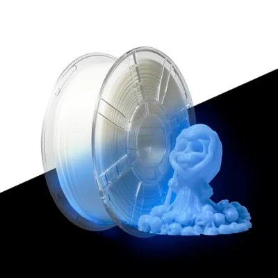 Afbeelding van iBOSS Glow In The Dark PLA+ filament 1,75 mm, maatnauwkeurigheid: ± 0,02 3D printfilament 1 kg (2,2 lb) spoel, PLA Plus luminescerend filament, geschikt voor de meeste