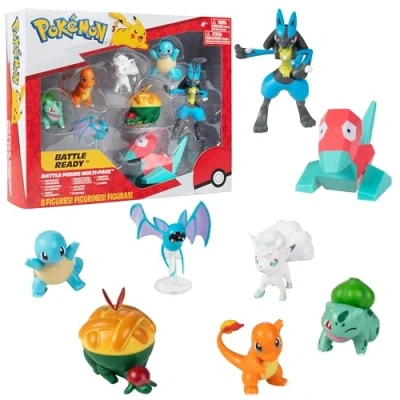 Afbeelding van Pokemon PKW3063 Set van 8 officiële gevechtsfiguren