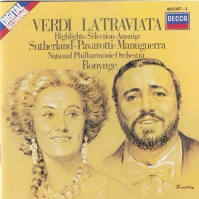 Afbeelding van Verdi: La Traviata Highlights / Bonynge, Sutherland, et al