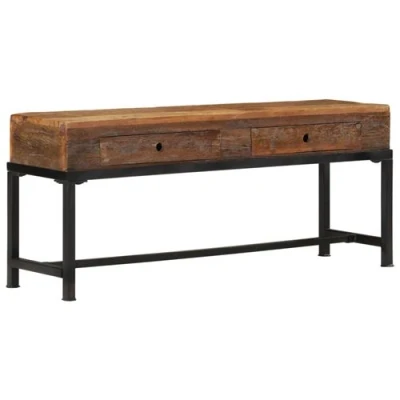 Afbeelding van Tv meubel 110x30x46 cm massief gerecycled hout