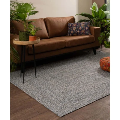 Afbeelding van Vloerkleed Katoen Joy Blauw 200x290 Cm