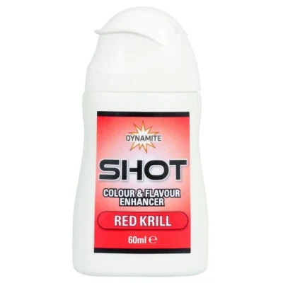 Afbeelding van Dynamite Baits Shot Colour &amp; Flavour Enhancer Red Krill (60ml) Pellets