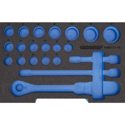 Afbeelding van Gedore 2836017 EI 1100 CT1 19 Plukschuiminlegstuk (l x b) 230 mm 157.5
