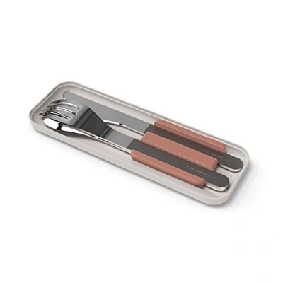 Afbeelding van RVS Bestek set Mokka 3delig MB Slim Box BPA vrij Monbento